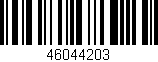 Código de barras (EAN, GTIN, SKU, ISBN): '46044203'