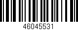 Código de barras (EAN, GTIN, SKU, ISBN): '46045531'