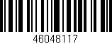Código de barras (EAN, GTIN, SKU, ISBN): '46048117'