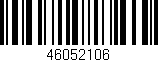 Código de barras (EAN, GTIN, SKU, ISBN): '46052106'