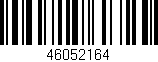 Código de barras (EAN, GTIN, SKU, ISBN): '46052164'