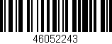 Código de barras (EAN, GTIN, SKU, ISBN): '46052243'
