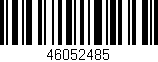 Código de barras (EAN, GTIN, SKU, ISBN): '46052485'