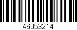 Código de barras (EAN, GTIN, SKU, ISBN): '46053214'