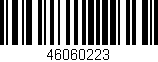 Código de barras (EAN, GTIN, SKU, ISBN): '46060223'