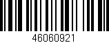 Código de barras (EAN, GTIN, SKU, ISBN): '46060921'