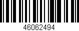 Código de barras (EAN, GTIN, SKU, ISBN): '46062494'