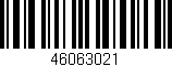 Código de barras (EAN, GTIN, SKU, ISBN): '46063021'