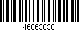 Código de barras (EAN, GTIN, SKU, ISBN): '46063838'