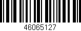 Código de barras (EAN, GTIN, SKU, ISBN): '46065127'