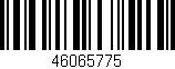 Código de barras (EAN, GTIN, SKU, ISBN): '46065775'