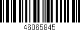 Código de barras (EAN, GTIN, SKU, ISBN): '46065845'