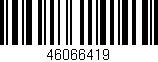 Código de barras (EAN, GTIN, SKU, ISBN): '46066419'