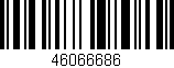 Código de barras (EAN, GTIN, SKU, ISBN): '46066686'