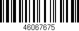 Código de barras (EAN, GTIN, SKU, ISBN): '46067675'