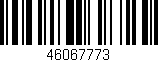 Código de barras (EAN, GTIN, SKU, ISBN): '46067773'