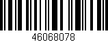 Código de barras (EAN, GTIN, SKU, ISBN): '46068078'
