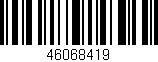Código de barras (EAN, GTIN, SKU, ISBN): '46068419'