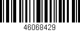 Código de barras (EAN, GTIN, SKU, ISBN): '46068429'
