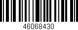 Código de barras (EAN, GTIN, SKU, ISBN): '46068430'