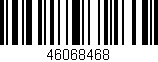 Código de barras (EAN, GTIN, SKU, ISBN): '46068468'