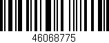 Código de barras (EAN, GTIN, SKU, ISBN): '46068775'