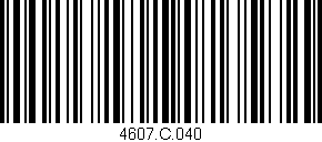 Código de barras (EAN, GTIN, SKU, ISBN): '4607.C.040'