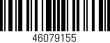 Código de barras (EAN, GTIN, SKU, ISBN): '46079155'