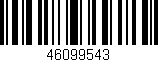 Código de barras (EAN, GTIN, SKU, ISBN): '46099543'