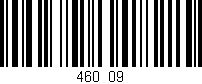 Código de barras (EAN, GTIN, SKU, ISBN): '460/09'