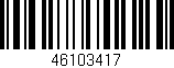 Código de barras (EAN, GTIN, SKU, ISBN): '46103417'