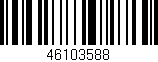 Código de barras (EAN, GTIN, SKU, ISBN): '46103588'