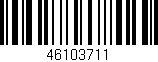 Código de barras (EAN, GTIN, SKU, ISBN): '46103711'
