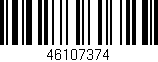 Código de barras (EAN, GTIN, SKU, ISBN): '46107374'