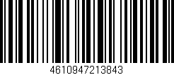 Código de barras (EAN, GTIN, SKU, ISBN): '4610947213843'