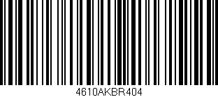 Código de barras (EAN, GTIN, SKU, ISBN): '4610AKBR404'