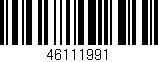 Código de barras (EAN, GTIN, SKU, ISBN): '46111991'