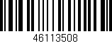 Código de barras (EAN, GTIN, SKU, ISBN): '46113508'