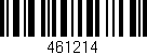 Código de barras (EAN, GTIN, SKU, ISBN): '461214'