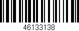Código de barras (EAN, GTIN, SKU, ISBN): '46133138'