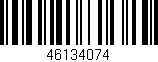 Código de barras (EAN, GTIN, SKU, ISBN): '46134074'