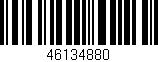Código de barras (EAN, GTIN, SKU, ISBN): '46134880'