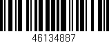 Código de barras (EAN, GTIN, SKU, ISBN): '46134887'