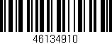 Código de barras (EAN, GTIN, SKU, ISBN): '46134910'