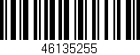 Código de barras (EAN, GTIN, SKU, ISBN): '46135255'