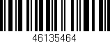 Código de barras (EAN, GTIN, SKU, ISBN): '46135464'