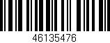 Código de barras (EAN, GTIN, SKU, ISBN): '46135476'