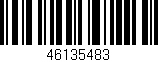 Código de barras (EAN, GTIN, SKU, ISBN): '46135483'