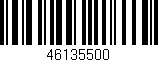 Código de barras (EAN, GTIN, SKU, ISBN): '46135500'