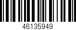 Código de barras (EAN, GTIN, SKU, ISBN): '46135949'